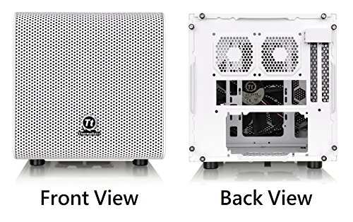 Thermaltake Core V1 Snow Edition Mini ITX Chassis - Caja de ordenador   blanco