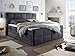 Produktbild ALAN Boxspringbett/Doppelbett mit Bettkasten, grau