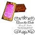 Produktbild Custom Save the Date Hochzeit stets montiert Gummi Einladung Stempel/Personalisieren Save the Date Hochzeit Stempel Hochzeit Geschenk/Ractangle #-44