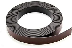 First4magnets MT19AB(PA)-1X1M 19mm breit x 1,5 mm dicken Magnetband mit Premium selbst Klebstoff - selbst Paarung (1m Länge), Silver, 25 x 10 x 3 cm