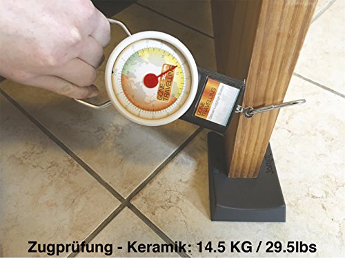 DIE Nummer 1 unter den Türstoppern. Besser als jeder andere Türstopper oder Türkeil. Sein einzigartiges preisgekröntes Design hält die Tür gleichzeitig von beiden Seiten an Ort und Stelle. Hochwertiges, nicht aus Gummi gefertigtes Produkt. Getestet durch das Produktsicherheitsinstitut UL. Jamm doorstop – Bester Türkeil für Büro und Haushalt – Andere Tür stopper werden einfach entfernt. Übertrifft andere Türstopper auf allen Bodenflächen. 100% Zufriedenheitsgarantie. (Einzelpack, Kirschrosa) - 3