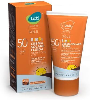 bjobj Cream Smooth Solar Bimbi High High Protection Factor SPF 50
