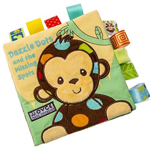 Preisvergleich Produktbild needra Animal Monkey Puzzle Cloth Buch Baby-Spielzeug Entwicklung Bücher, handgefertigt Bildungs-Spielzeug für Baby, 1 Jahr, Kleinkind mit Peekaboo Klappe, interaktives Baby Dusche Geschenke Boy Girl, Best Geschenk
