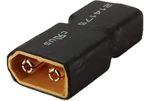 VUNIVERSUM Mr.Stecker Modellbau® Adaptateur XT60 mâle vers fiche T Connecteur T femelle pour batterie Lipo 60 A