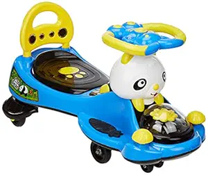 Amazon Brand - Jam & Honey Cat Bear Swing Car, Blue