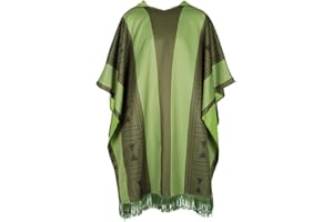 NAHZSAI Bruno Costume Hooded Poncho Green Robe Cloak Halloween Dress Up Uniform for Adult Kids