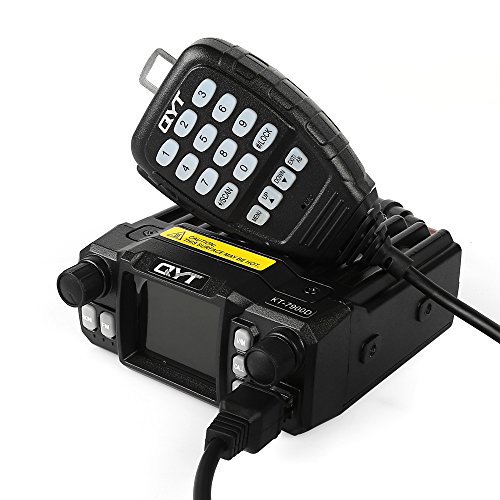 Price comparison product image QYT KT-7900D 25W Duad Band Quad-standby Mini Car Radio,  144 / 220 / 350 / 440MHZ Mobile Transceiver with External Speaker Mic