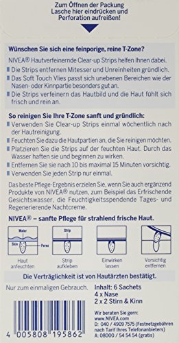 Nivea Hautverfeinernde Clear-Up Strips, 6 Stück (4 x Nase + 2 x Stirn ) - 2