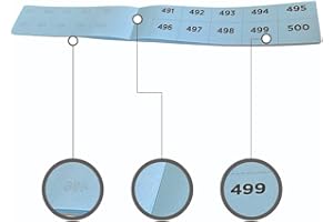 JP-JORPAY Papeletas para Rifas-Talonario de Rifas-Boletos para Sorteos (1000-Dobles)