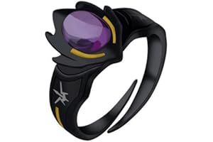 XJruixi Anime Code Geass Lelouch of The Rebellion Ring Lelouch Lamperouge Zero Cosplay Unisex Adjustable Rings Jewelry Accessories