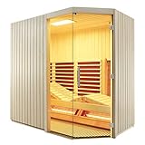 Infrarotsauna Unbekannt Infraworld TrioSol Sera Infrarotkabine 214 x 128 cm 390160 oder 390161 Einstieg Links