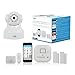 Produktbild Smart Home Alarmanlagesystem KIT PNI SmartHome SM400 + PNI SmartHome SM460 IP Kamera, dedizierte iOS / Android APP,Fernbedienung, Remote-Arm / entwaffnen das System, Pan & Tilt 720p Kamera, Mikro-SD-Karte Registrierung, Bewegungserkennung