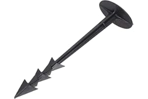 GARDENIX® pack of 40 TerraPEG XL (8") Extremely Stable Ground Anchor for Hard Ground Securing Pegs Landscape Fabric Peg for Weed Fabric Ground Sheet Cover Tent