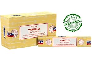 SATYA INCIENSO VAINILLA 15 GR. X 12 CAJAS = 180 GR.
