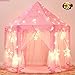 Price comparison product image Sumbababy Princess Castle Play Tent Large Kids Play House with Star Lights Girls Pink Play Tents Toy for Indoor & Outdoor Games (Pink)