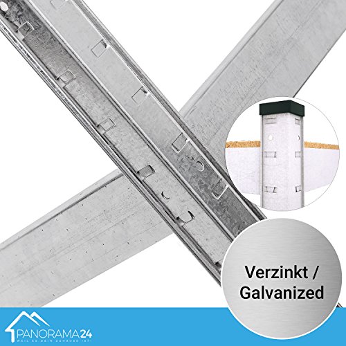 Panorama24 Lagerregal verzinkt belastbar bis 320kg – Maße: 160 x 80 x 40 cm, Regal Kellerregal Steckregal Werkstattregal Schwerlastregal - 3