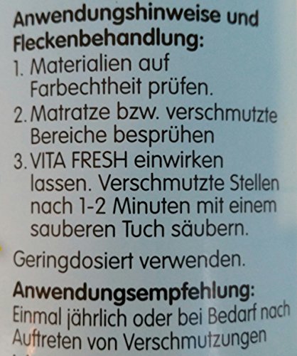 Anti Milbenspray für Bett und Möbel, zuverlässige Reinigung durch Neem Extrakt. XL 1000ml; Vita Fresh® - 3