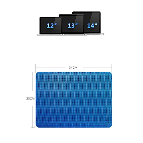 TopMate Notebook Laptop Kühler Laptop Unterlage- 2x Lüfter – 2 x Usb – 10 – 14″ Zoll - 4