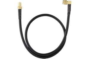 Dpofirs Antennenverlängerungskabel, SMA Buchse zu SMA Stecker Antennenadapterkabel für Baofeng UV 5R UV 82 UV 9R Plus Weiche Flexible Antenne reduzieren VSWR Antenne GAI erhöhen