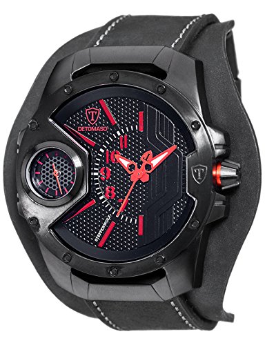 DETOMASO Herren-Armbanduhr Man Steppenwolf Analog Quarz DT-YG104-A