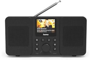 Hama Dab/Dab+/FM, Bluetooth 5.2, wifi, 30 förinställningar, nätverk, 6 W stereohögtalare, nätversion, kontroll, via app