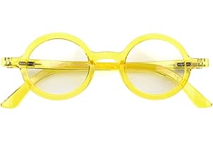 LONDON MOLE Eyewear | Moley Gafas de bloqueo de luz azul | Gafas Redondas | Bloqueadores azules frescos | Anti fatiga visual para pantallas | Hombres Mujeres Unisex | Bisagras de resorte |