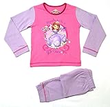 Kids Girls Official Disney Princess Sofia Long Pyjamas Pj's 2 Piece Set Long Sleeved Top + Trousers Size UK 1 - 5 Years