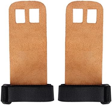 PassFeel Leather Gymnastic Hand Grips Palm Palm Wrap Protection for Pull Up Kettlebell Crossfit Weight Lifting Barbell Exercise Training