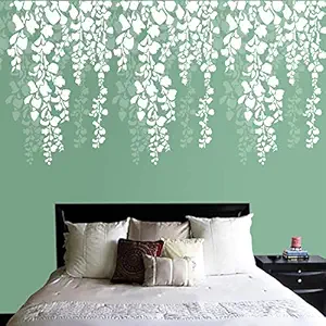 DECORNOW Cherry Falling Leaf Beautiful Design Reusable DIY Wall Stencil Painting St-36017 Suitable for Home Decoration Wall Decoration Size : (24 inch x 40 inch)