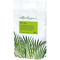 LECHUZA PON Pflanzsubstrat, 6 l, Mineralgestein, Allergiker geeignet, Inkl. Langzeitdünger, Alternative zu herkömmlicher…
