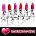 Valentines Lipstick Set of 6 Pink Matt colours - Great Gift idea
