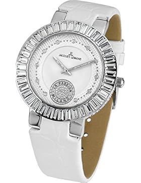Jacques Lemans Damen-Armbanduhr Milano Analog Leder 1-1683B