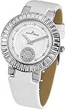 Jacques Lemans Damen Analog Quarz Uhr mit Leder Armband 1-1683B