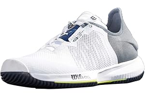 Wilson Men's Tennis Shoes, KAOS RAPIDE, Black/White/Grey