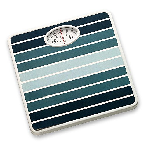 HC-Handel 930321 Personenwaage "Marseille" manuell 25 x 25 x 3,5 cm petrol