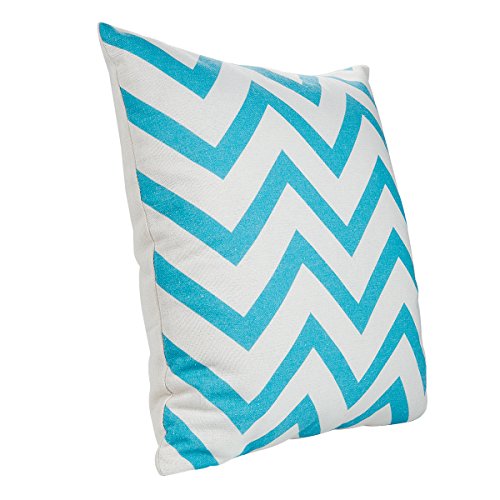 Avanzza 2er-Set Kissenhülle / Kissenbezug 40×40 cm in Türkis für Kissen, Sofakissen / Sofa Kissen und Dekokissen / Deko Kissen aus der Linie Decor Chic - 3