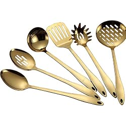1 PC Spot Titane Or En Acier Inoxydable Ustensiles De Cuisine Cuillère Cuillère Pelle Ustensiles De Cuisine Ustensiles De Cuisine Spatule Et Louche Ustensiles De Cuisine Colander Rose Gold