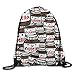 Produktbild yiyuanyuantu Nutella Peanut Bread Jam Drawstring Storage Bag Drawstring Backpack for Men & Women School Travel Backpack