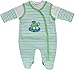 Schnizler Unisex Baby Clothing Set Frog Neck Long Sleeve Romper, Green (Original), 6-9 Months (Manufacturer Size:68)