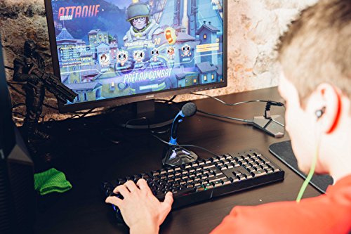       KLIM Chroma - Teclado Gaming en ESPA  OL - USB - Alto rendimiento - Teclado Retroiluminado para Juegos - PC PS4 Windows Mac - Nueva 2018 Versi  n