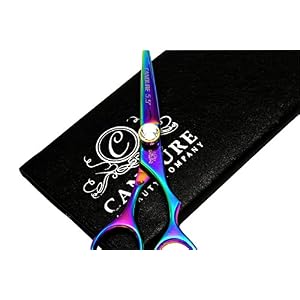 Candure Hairdressing Scissor Hair Scissor for Professional Hairdressers 5.5 Inch Stainless Steel Hair Cutting Shears for… - Image 2