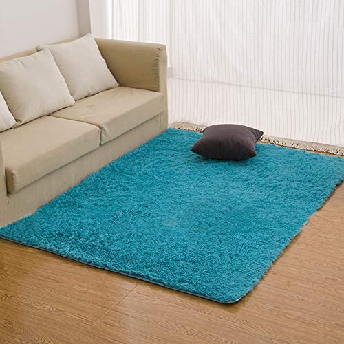 HLDSL Non-slip Shaggy Rugs, Solid color stain resistant Anti-Allergic non-shedding Carpet Soft Durable Easy care Hardwearing Ecological for Living Room Bedroom,7,40 * 120cm