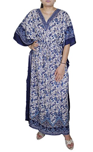 Women's Fashion Summer Kaftan Dress Kimono Style Pull Over Top Beach Wear