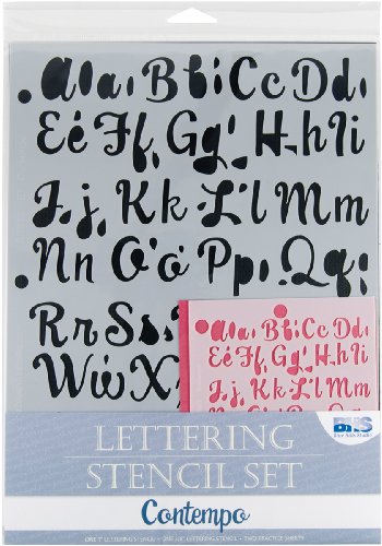 Book's Cover ofBlue Hills Studio ensemble de pochoirs de typographie contemporaine