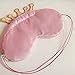 Teenxful Crown Eye Sleep Mask Shade Cover Rest Eye Patch Blindfold Shield Travel Sleeping Aid Pink