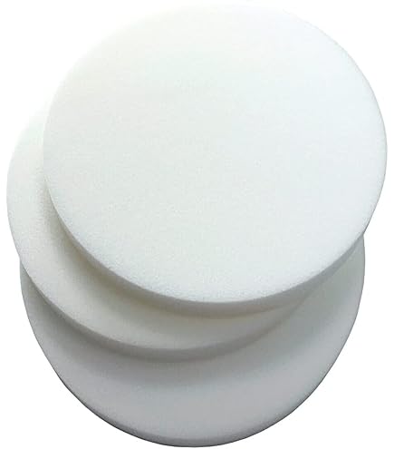 SaRani Imbottitura Per Cuscini In Gommapiuma 55x55x7 Cm - Densità 30 Kg/mc, Poliuretano Espanso Per Sedie E Sgabelli