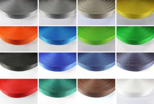 3m Gurtband 30mm (1,05€/m)- 1007- grau
