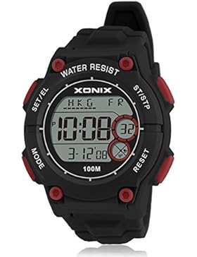 Kind] Führte elektronische uhr,Leuchtend 100m wasserdicht Digitale stoppuhr Kalender 24 stunden Bewegung Schwimmbad...