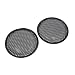 Produktbild sourcingmap® 2Stk. 6"Dmr. schwarz Metall Gitter Auto Audio Lautsprecher Subwoofer Staubschutz DE de
