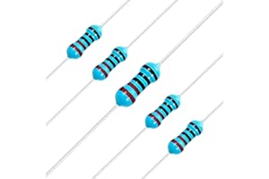 Chanzon 100pcs 1/4W (0,25W) 220 Ω Ohm Metallfilm-Fest widerstand 0,01 ±1% Toleranz 220R MF Durchgangsbohrungs widerstände Strombegrenzung Rohs-zertifiziert Resistor